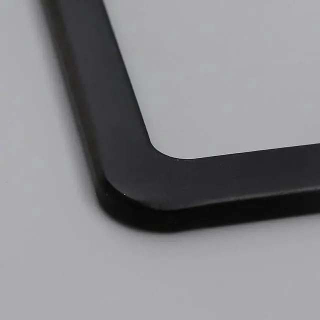 Alt view image 5 of 7 - 2x High Quality Stainless Steel Metal License Plate Frame Tag Cover Black New US