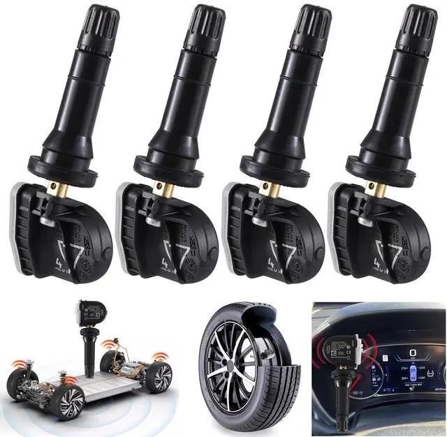 Alt view image 3 of 7 - 4 PACK Tire Pressure Monitor Sensor For GM Buick Chevy GMC TPMS 433MHz 13598773
