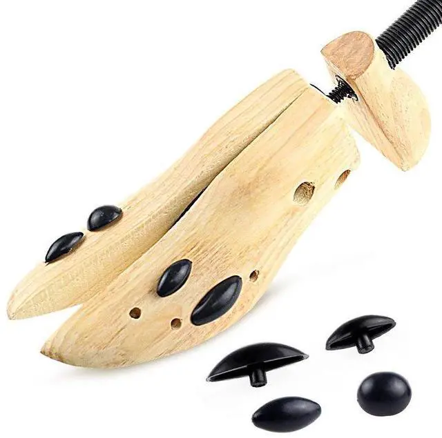 Main image of 2-Way Wooden Adjustable Shoe Stretcher Expander Men Women Boot Size US 5-13