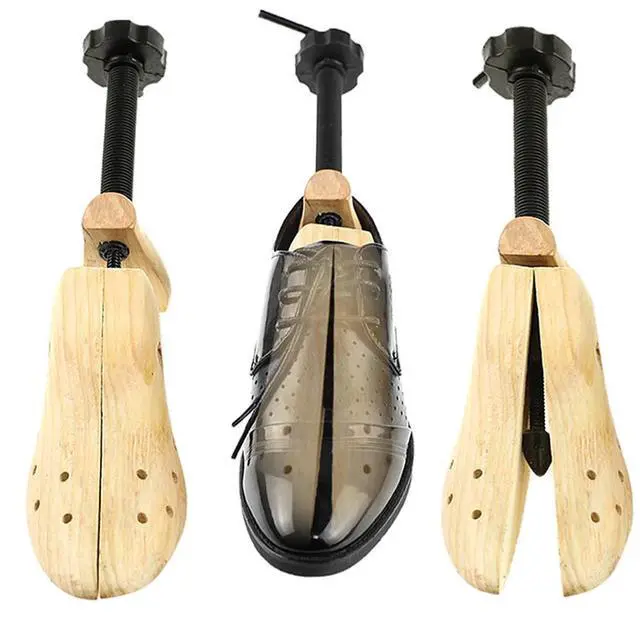 Alt view image 7 of 7 - 2-Way Wooden Adjustable Shoe Stretcher Expander Men Women Boot Size US 5-13