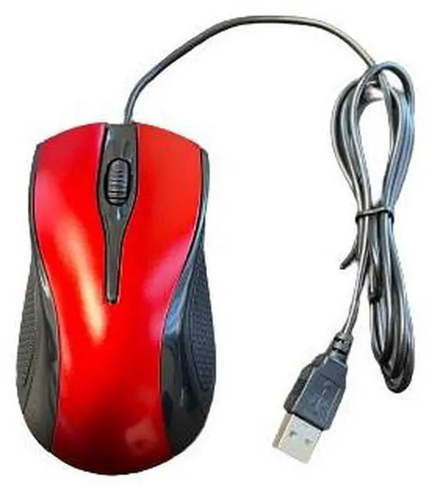 Alt view image 5 of 7 - USB 2.0 Optical Wired Scroll Wheel Mouse For PC Laptop Notebook Desktop Red Mice