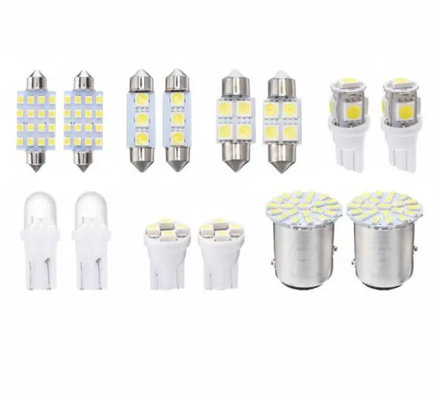 Main image of 14Pcs T10 36mm LED Interior Car Accessories Kit Map Dome License Plate Lights