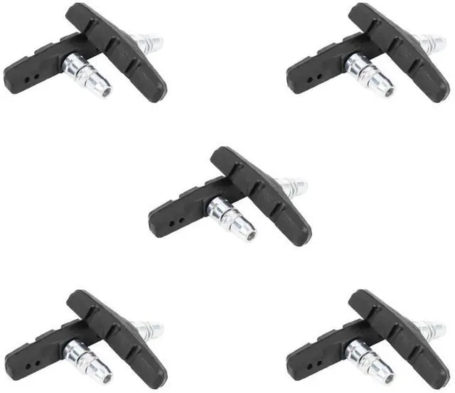 Main image of 5 Pairs High Grade Cycling Bicycle Bike V Brake Pads 70mm Shoes Pads Black