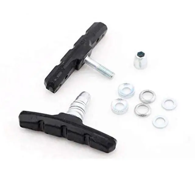 Alt view image 3 of 7 - 5 Pairs High Grade Cycling Bicycle Bike V Brake Pads 70mm Shoes Pads Black
