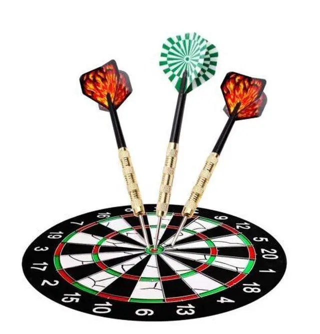 Alt view image 6 of 7 - 5 Sets (15Pcs) Steel Tip Professional Darts Set Darts Slim Barrel Dart Flights