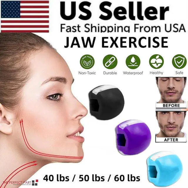 Alt view image 2 of 7 - 3PCS Jawline Exerciser Mouth Exercise Fitness Ball Neck Face Jaw Trainer Toning