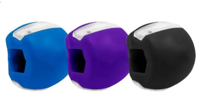 Main image of 3PCS Jawline Exerciser Mouth Exercise Fitness Ball Neck Face Jaw Trainer Toning
