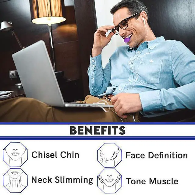 Alt view image 5 of 7 - 3PCS Jawline Exerciser Mouth Exercise Fitness Ball Neck Face Jaw Trainer Toning