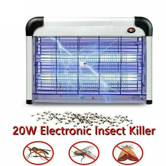 Alt view image 5 of 7 - Lamp Insect Killer Mosquito Zapper Bug Pest Fly Trap Electric Indoor Light Lawn