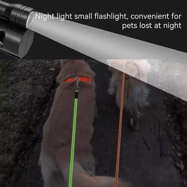 Alt view image 6 of 7 - Dual Pet Leash Retractable Reflective Lead 360 Swivel Double Dog Walking Leash