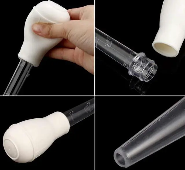 Alt view image 5 of 7 - 2 PCS Meat & Poultry Baster Heat Resistant BPA Free Turkey Syringe Flavor 30ML