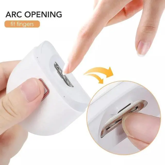 Alt view image 4 of 7 - Safety Electric Nail Clipper Automatic Thick Nails Trimmer Professional Tool US
