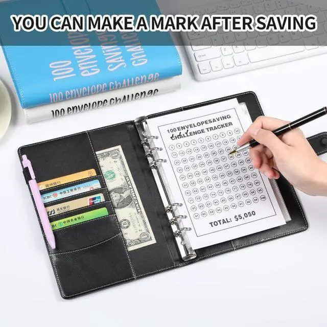Alt view image 6 of 7 - 100 Envelope Challenge Budget Planner $5,050 Money Saving Cash Challenge Book