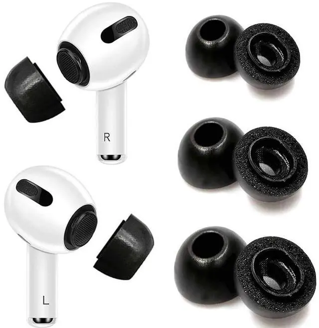 Main image of Replacement Ear Tips For Apple Airpods Pro Memory Foam Tips Airpod Pro - 3 Pairs