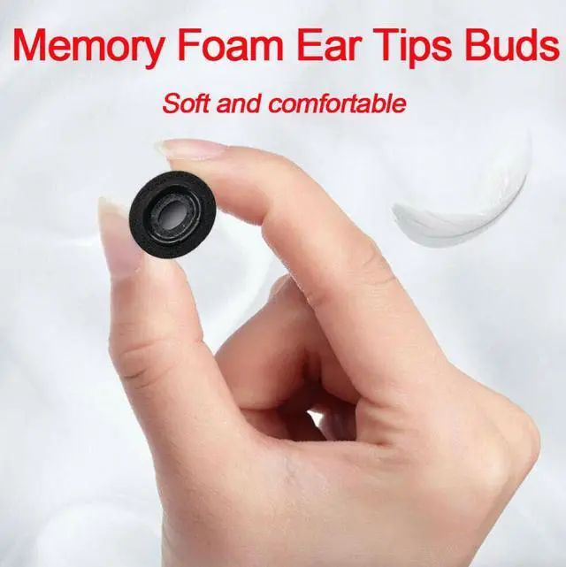 Alt view image 6 of 7 - Replacement Ear Tips For Apple Airpods Pro Memory Foam Tips Airpod Pro - 3 Pairs