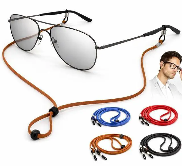 Main image of 4X Adjustable Sunglasses Neck Cord Strap Eyeglass Glasses String Lanyard Holder