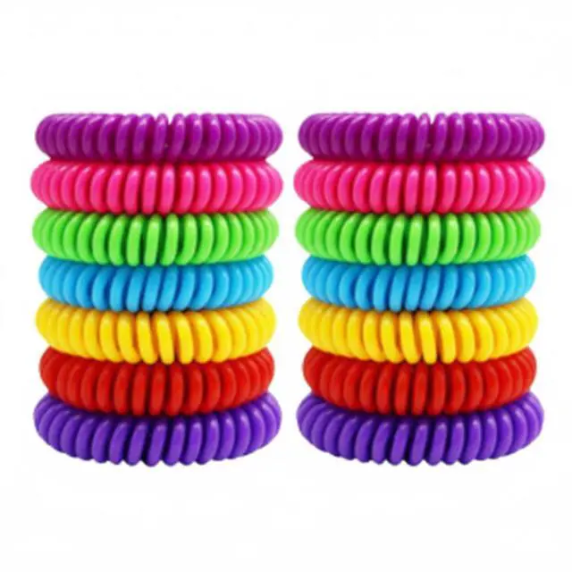 Main image of 24 Pack Anti Bug Insect Pest Repellent Bracelet Wrist Band Natural Protection US