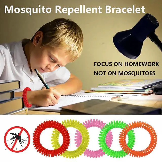 Alt view image 7 of 7 - 24 Pack Anti Bug Insect Pest Repellent Bracelet Wrist Band Natural Protection US