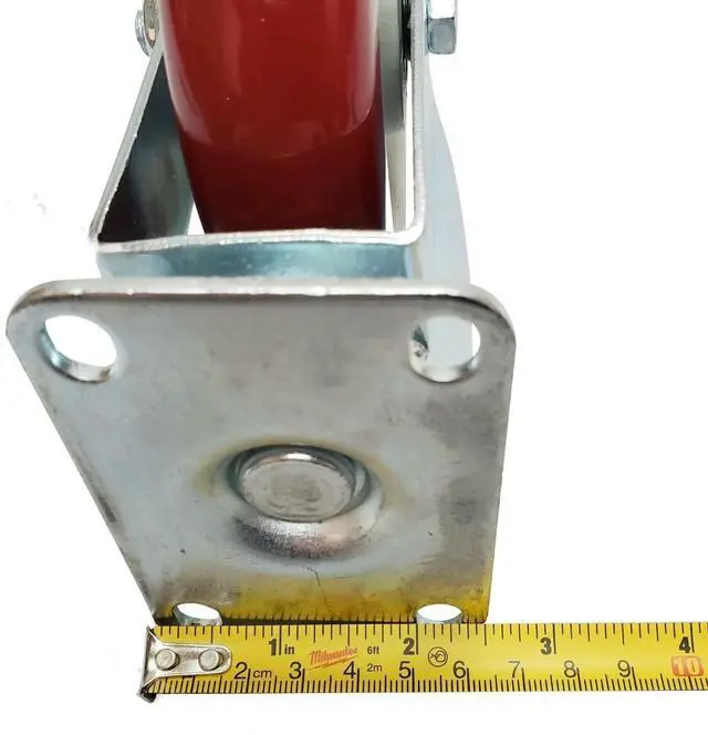 Alt view image 7 of 7 - 4 Pack 5 Inch Caster Wheels Swivel Plate Polyurethane Wheels Heavy Duty Wheels