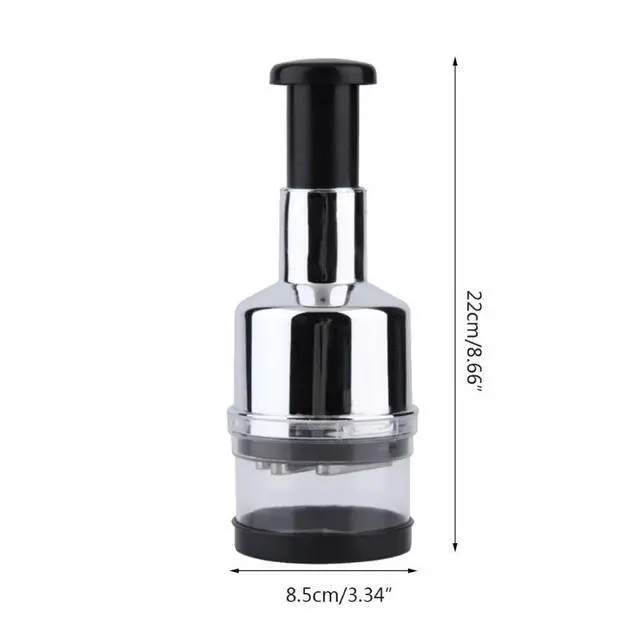 Alt view image 6 of 7 - Vegetable Fruit Salad Onion Garlic Food Hand Chopper Cutter Slicer Peeler Dicer