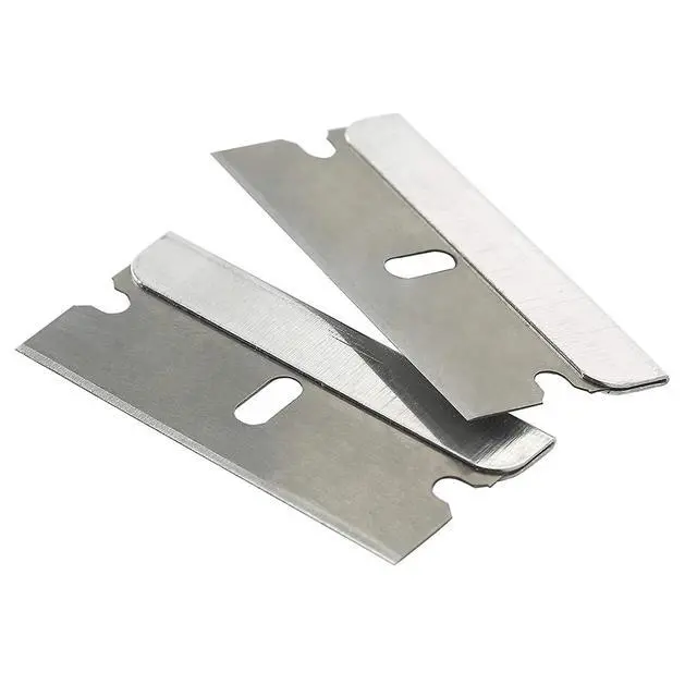 Alt view image 4 of 7 - 100 PCS Razor Blades Single Edge Extra Sharp Heat Treated Safety Knife Scrapers