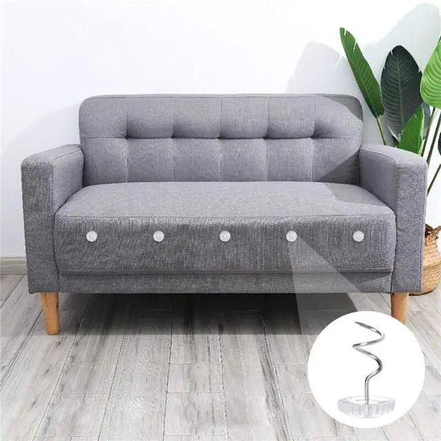 Alt view image 6 of 7 - 50 Pcs Upholstery Tacks Headliner Pins Clear Heads Twist Bed Fabric Sofa Chair