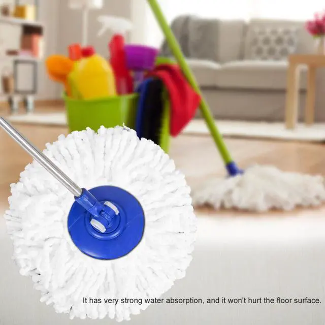 Alt view image 6 of 7 - 6 Pack Replacement Microfiber Mop Head Refill 360° Spin Easy Cleaning For Mop