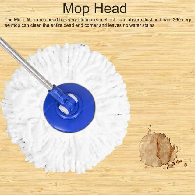 Alt view image 5 of 7 - 6 Pack Replacement Microfiber Mop Head Refill 360° Spin Easy Cleaning For Mop