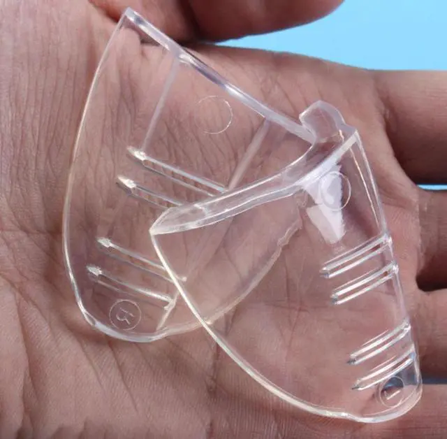 Alt view image 4 of 7 - 2 Pairs Side Shields For Eye Glasses Slip On Safety Glasses Shield Universal US