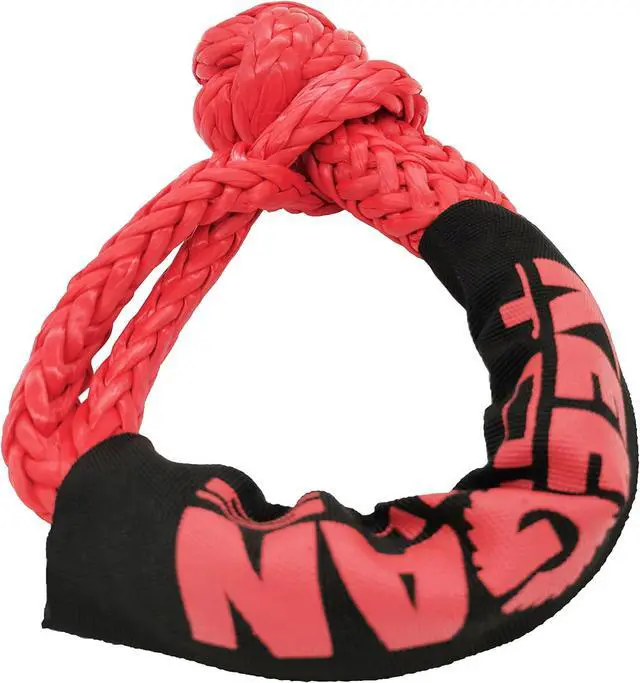 Alt view image 3 of 7 - 1/2" x 24" 65,000LBS Soft Shackle Recovery Rope For SUV Winch Snatch Off Road US