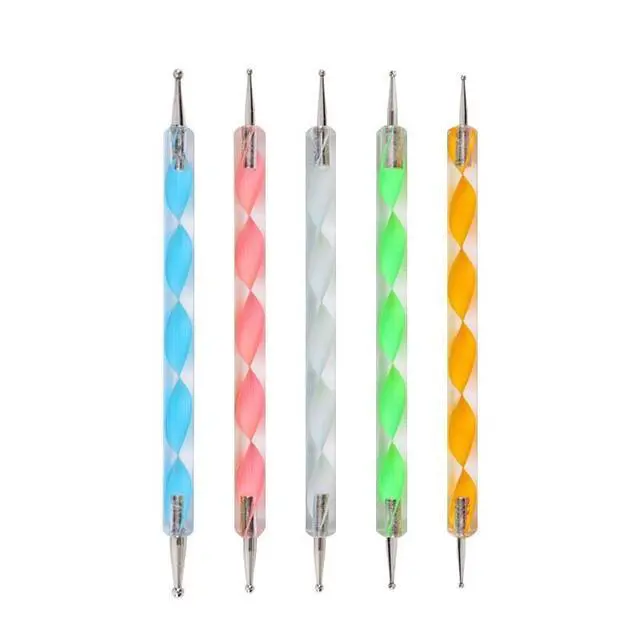 Alt view image 4 of 7 - 20PCS/Set Nail Art Design Dotting Painting Drawing Polish Brush Pen Tools UV Gel