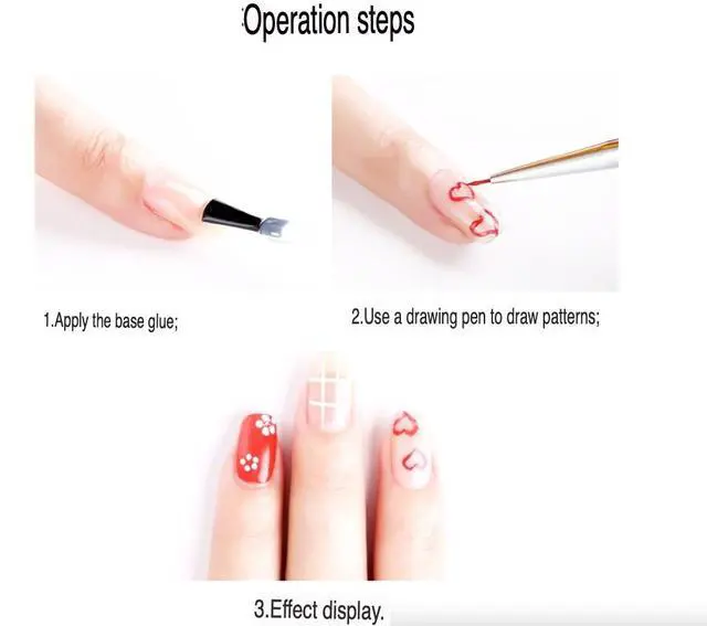 Alt view image 7 of 7 - 20PCS/Set Nail Art Design Dotting Painting Drawing Polish Brush Pen Tools UV Gel
