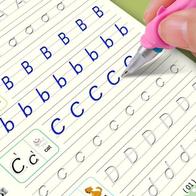 Alt view image 7 of 7 - 16Pcs Grooved Magic Practice Copybook Set Boys Girls Handwriting Book Practice