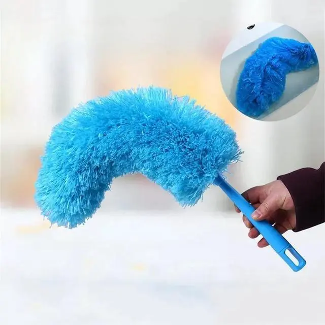 Alt view image 5 of 7 - Microfiber Duster Cleaning Brush Dust Cleaner Bendable Handle Soft Ceiling Fan