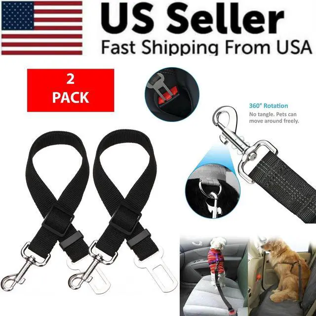 Alt view image 2 of 7 - 2 Pack Cat DOG PET Safety Seatbelt Car Vehicle Seat Belt Adjustable Harness Lead