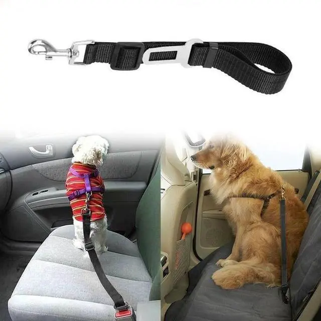 Alt view image 6 of 7 - 2 Pack Cat DOG PET Safety Seatbelt Car Vehicle Seat Belt Adjustable Harness Lead
