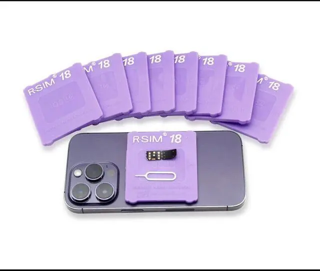 Alt view image 6 of 7 - R-SIM18 RSIM 18 Nano Unlock Card For iPhone 14 Plus 13 12 11 Pro Max X XR iOS 16