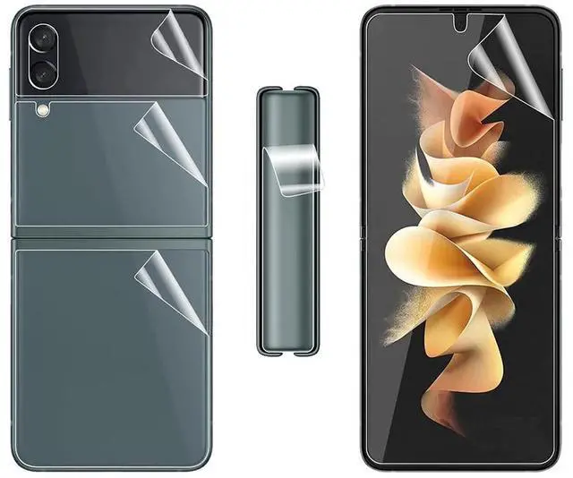 Main image of For Samsung Galaxy Z Flip 3 5G Soft Hydrogel Screen Protector Film/HD Lens Cover