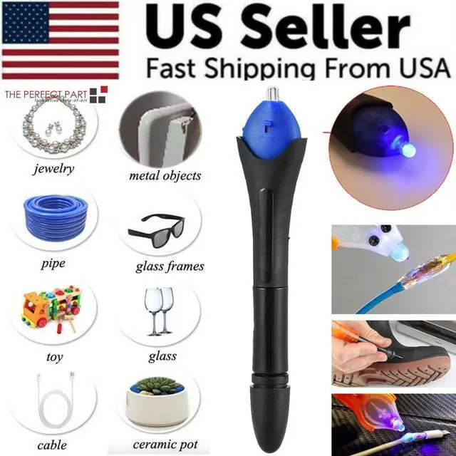 Alt view image 2 of 7 - 5 Second Fix Pen UV Light Repair Glue Refill Liquid Welding Multi-Purpose Kit