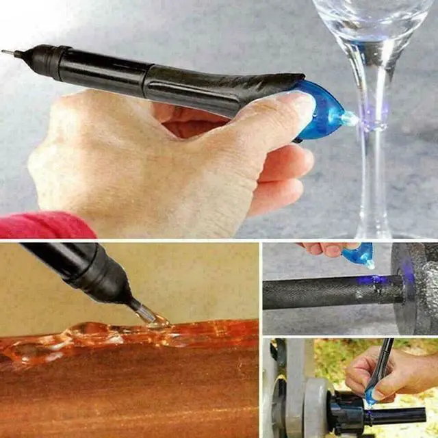 Alt view image 5 of 7 - 5 Second Fix Pen UV Light Repair Glue Refill Liquid Welding Multi-Purpose Kit