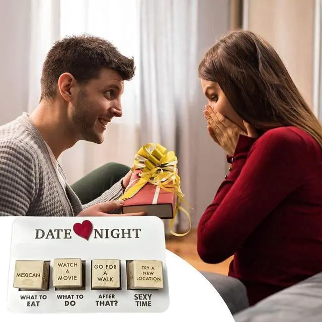 Alt view image 5 of 7 - Date Night Dice After Dark Edition Date Night Wooden Dice Game For Couples Fun