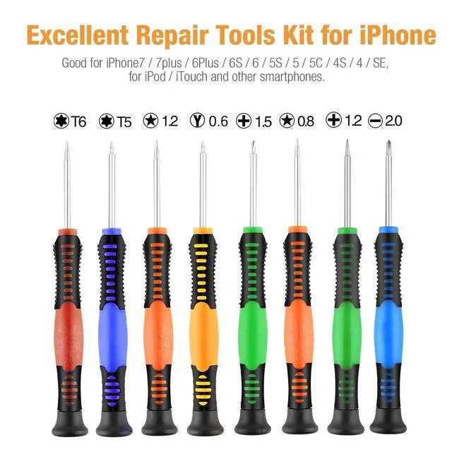 Alt view image 3 of 7 - 20 in 1 Mobile Phone Screen Opening Repair Tools Kit Screwdriver Set For iPhone