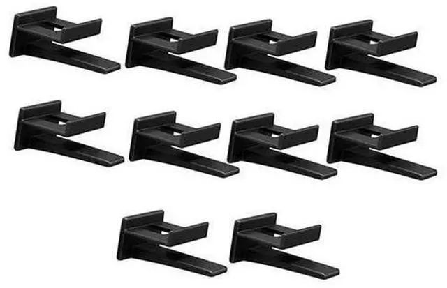Alt view image 7 of 7 - Baseball Cap Hat Rack Wall Door Hanger Holder Storage Organize 12 Hooks Adhesive