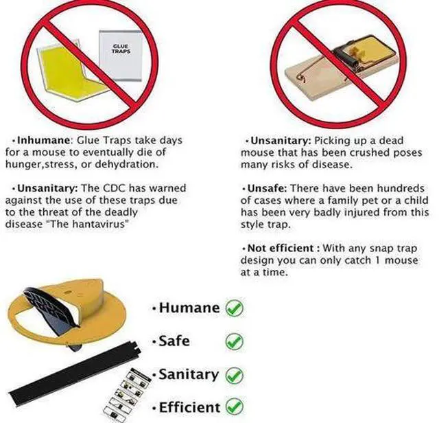 Alt view image 7 of 7 - Mouse Rat Trap Flip & Slide Mouse Trap Bucket Catcher Mousetrap Slide Bucket Lid