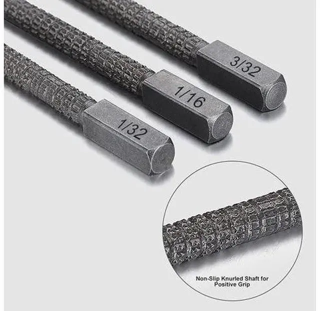 Alt view image 7 of 7 - 4 Piece Nail Setter & Center Punch Set 4" Wood Metal Super Impact Resistance USA