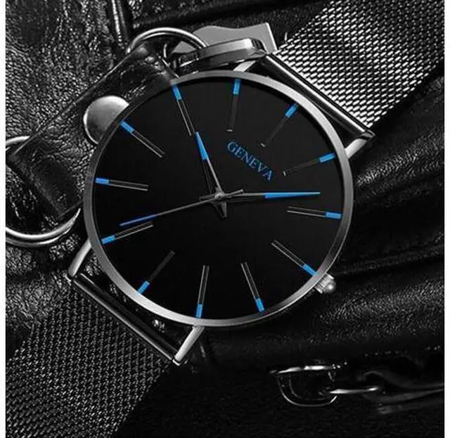 Alt view image 4 of 7 - Waterproof Men's Watch Stainless Steel Quartz Luminous Classic Watches Business