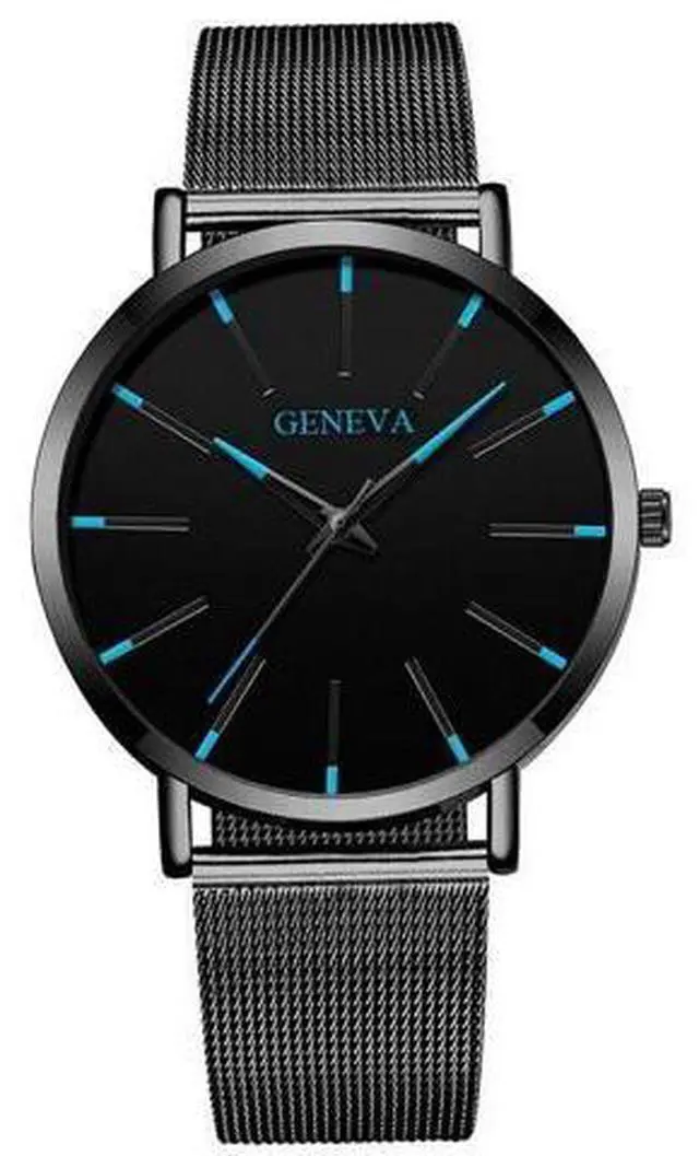 Alt view image 5 of 7 - Waterproof Men's Watch Stainless Steel Quartz Luminous Classic Watches Business