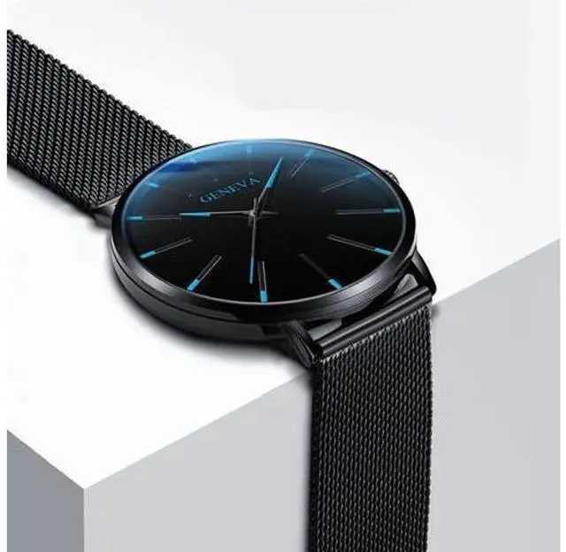Alt view image 7 of 7 - Waterproof Men's Watch Stainless Steel Quartz Luminous Classic Watches Business