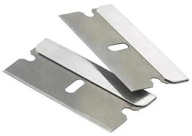 Alt view image 5 of 7 - 100 PCS Razor Blades Single Edge Extra Sharp Heat Treated Safety Knife Scrapers