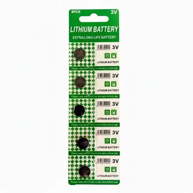 Main image of 5 PCS New Lithium Battery 3V CR1225 /CR 1225 Button Cell Watch EXTRA LONG LIFE